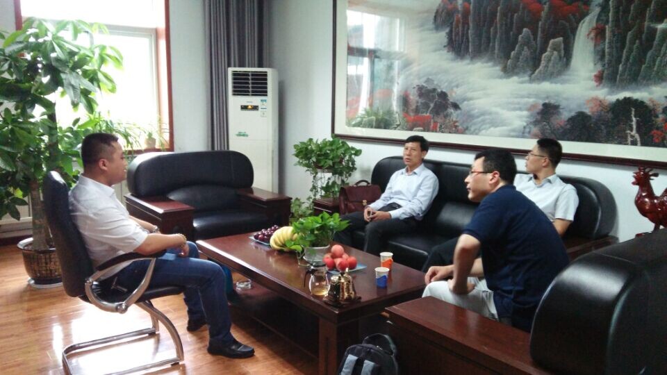 舍弗勒貿(mào)易(上海)有限公司北方區(qū)銷售總監(jiān)安軍民先生一行蒞臨濟南鴻慷機電參觀指導(dǎo)工作